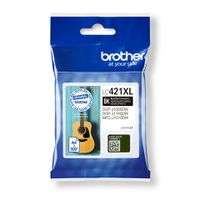 Brother LC421XLBK inktcartridge 1 stuk(s) Origineel Zwart
