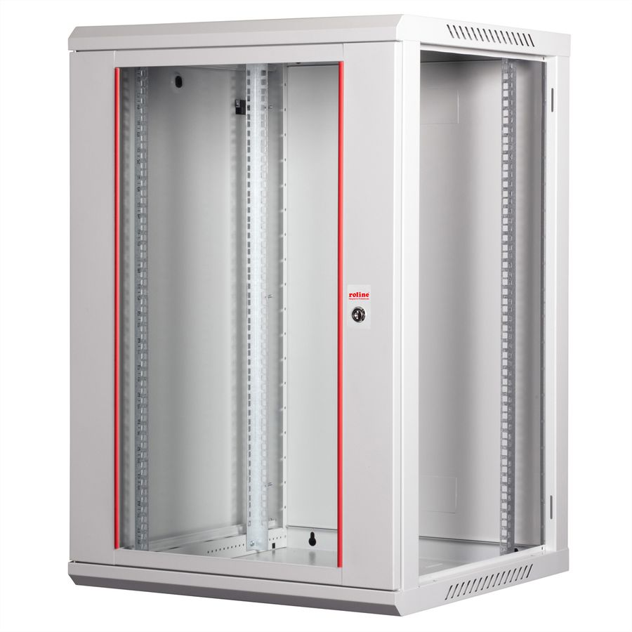 ROLINE 19-inch wandbehuizing Basic Plus 18U, 600x600 BxT grijs