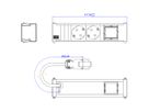 BACHMANN CONI 2xCEE7/3 1xCM 0.2m GST18 RAL9010
