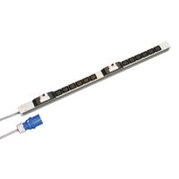 SCHROFF contactdoosstrip, IEC C19, 32 A, IEC 60309 Stekker, 12x IEC C19, Zekering 2x16 A