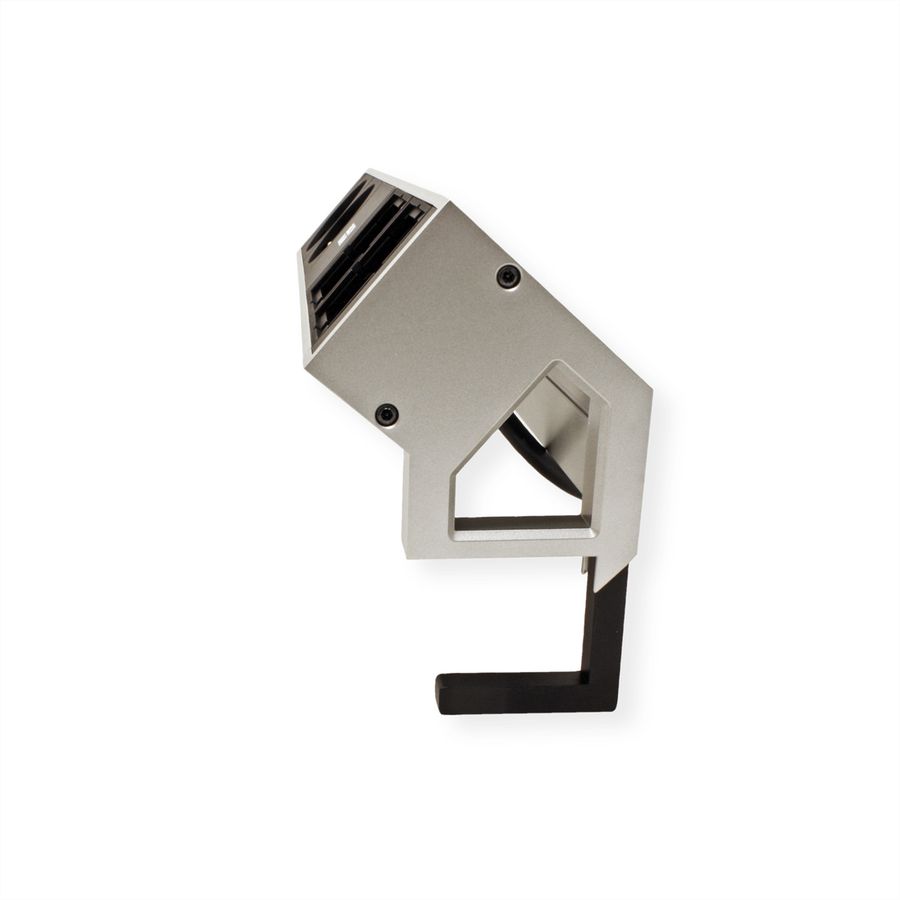 BACHMANN DESK2 2x Geaard stopcontact 2x ABD GST18 Inox