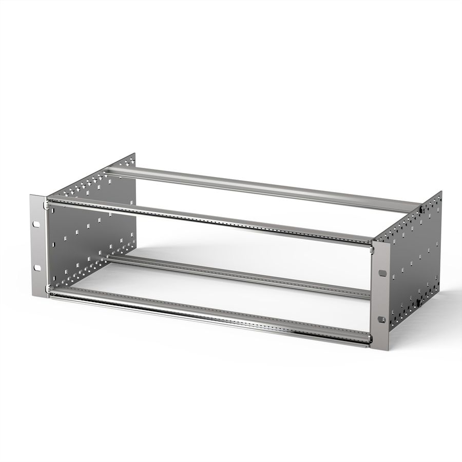 SCHROFF EuropacPRO 19" Subrack Kit for Backplane, Light, Unshielded, 6 U, 175 mm