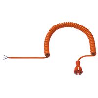 BACHMANN Spiraal kabel Oranje 1.0-5.0m, H07BQ-F 3G1.50