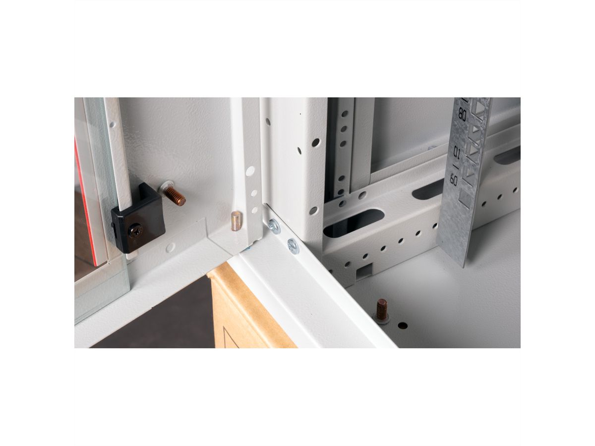 ROLINE 19-inch wandbehuizing Basic Plus 9U, 600x600 BxT grijs