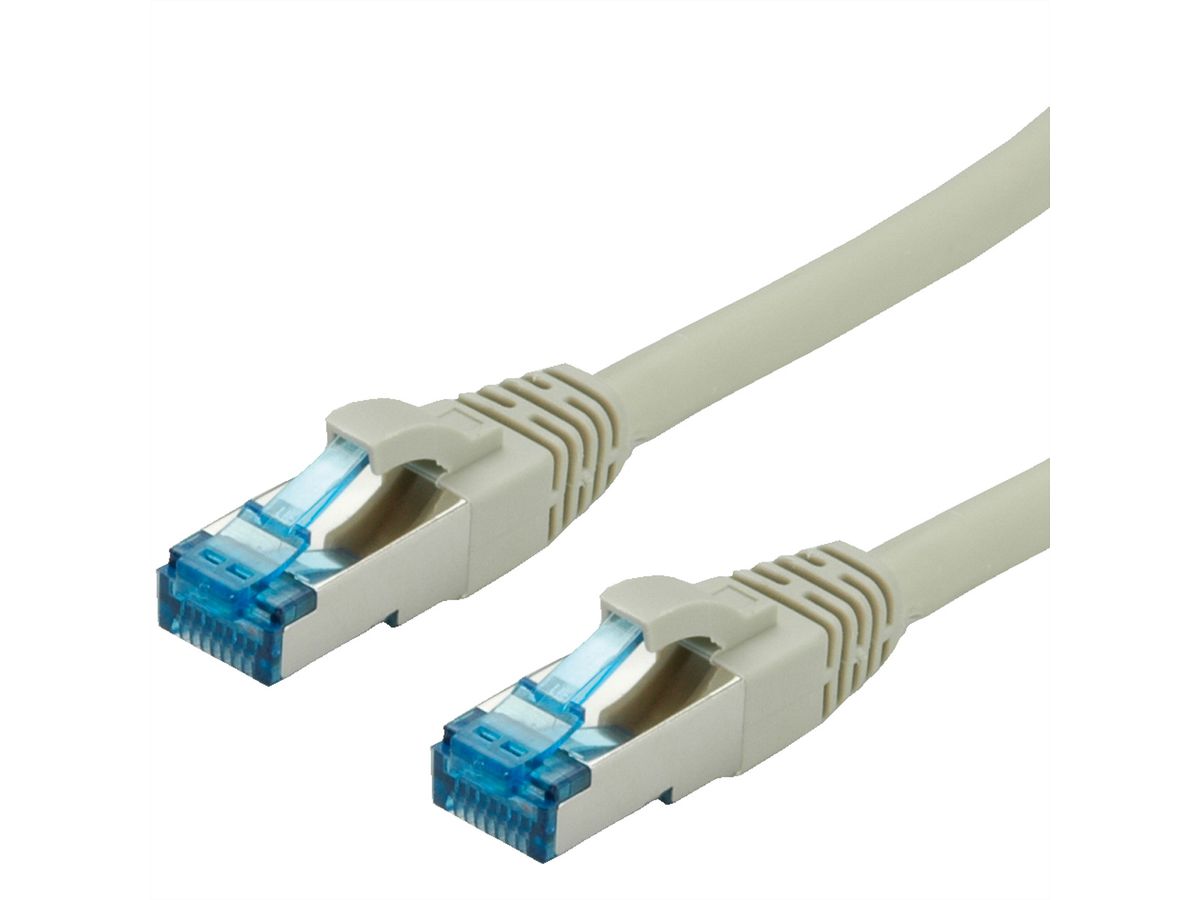 VALUE Patchkabel Kat.6A (Class EA) S/FTP (PiMF), LSOH, grijs, 1 m