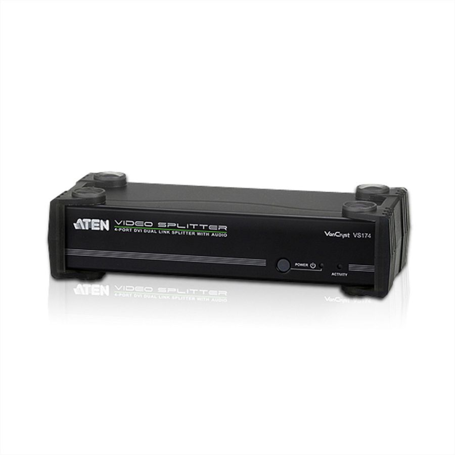 ATEN VS174 DVI Dual Link Video-/Audiosplitter, 4voudig