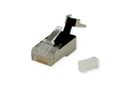 ROLINE Modulaire connector afgeschermd, Cat.6 (Klasse E) voor massieve kabel, 10 St.