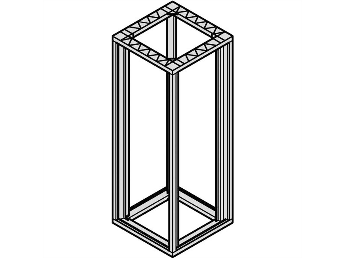 SCHROFF Eurorack 19" Cabinet Frame, 38 U 600W 800D