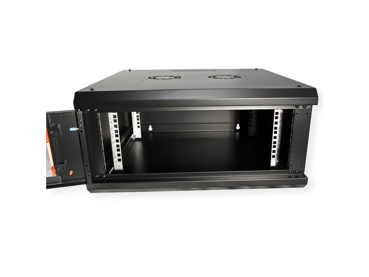 ROLINE 19" Wall Cabinet Basic Plus 4U, 600x600 BxT black