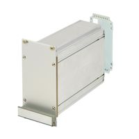 SCHROFF insteekmodule met frame PRO-set, afgeschermd, gladde afdekking, 1 connector, 3 HE, 21 HE, 227 mm