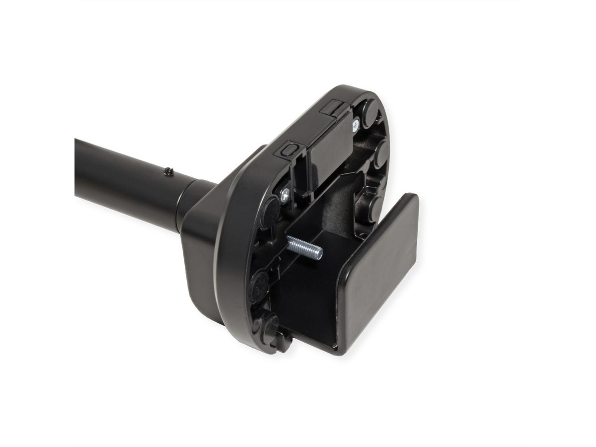 ROLINE LCD-arm voor zware belasting, draagstang, 4 scharnieren, tafelmontage, tot 22/27 kg, zwart