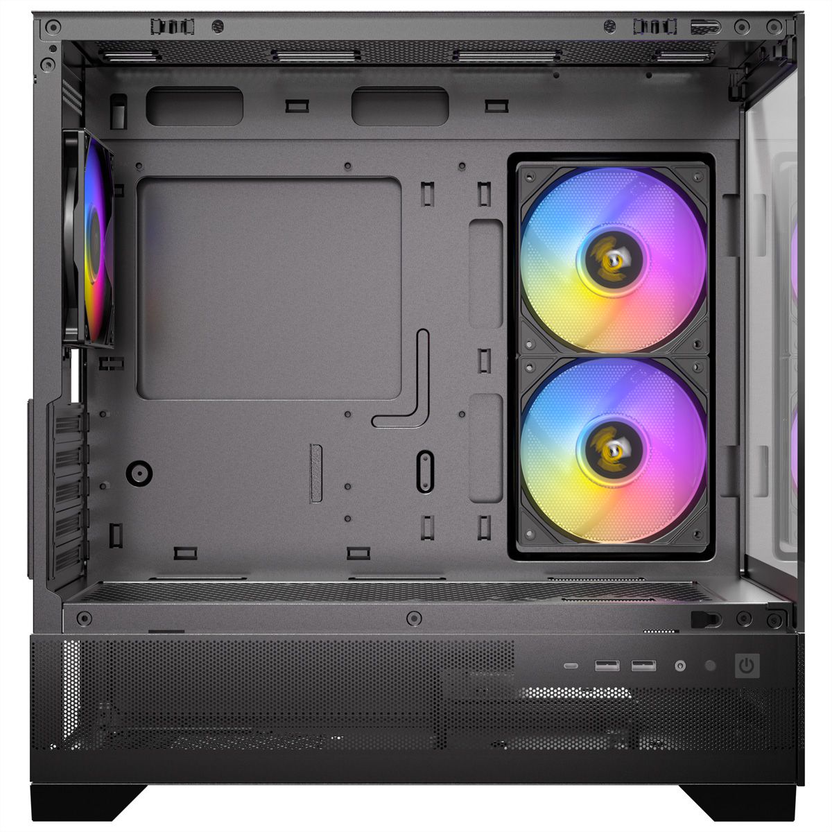 ANTEC CX500M ARGB PC Gehäuse Mini Tower Micro-ATX, schwarz