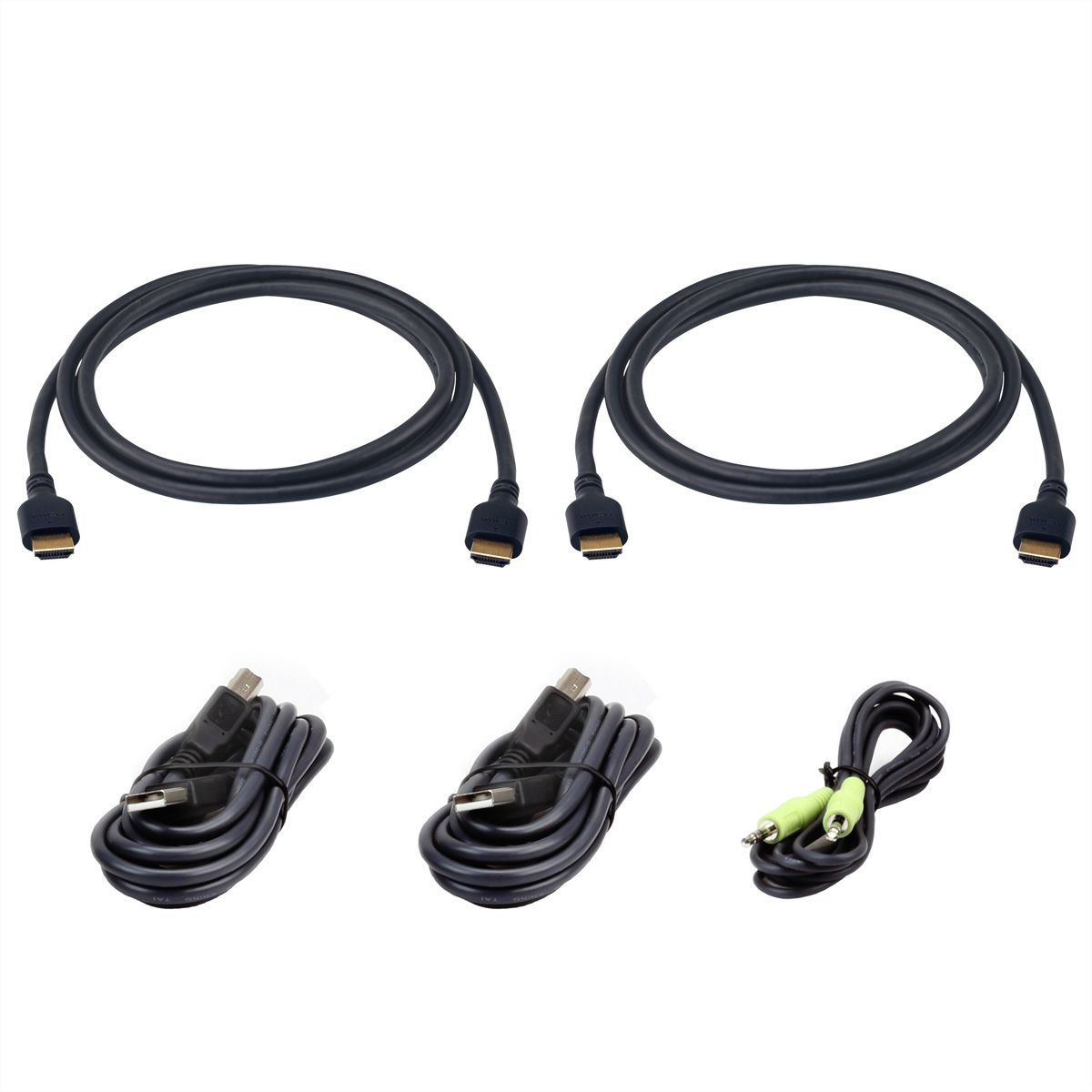 ATEN 2L-7D02UH21X5 Secure HDMI kabelkit voor twee beeldschermen