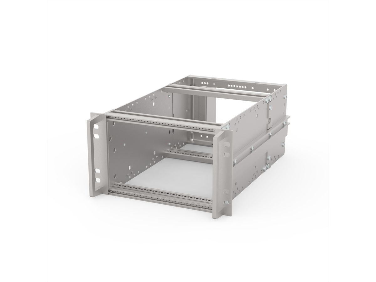 SCHROFF EuropacPRO 19" moduledrager voor rail, retrofit-afscherming, SNCF, 3 HE, 36 HE, 320 mm