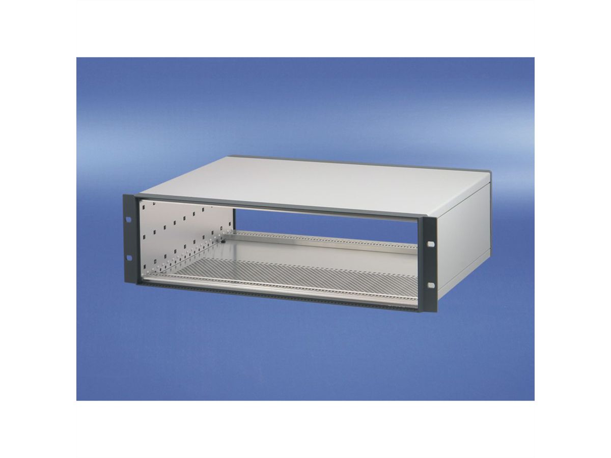 SCHROFF RatiopacPRO, Desktop Case, Retrofittable Shielding, Front Trim, 4 U, 64 HP, 255 mm