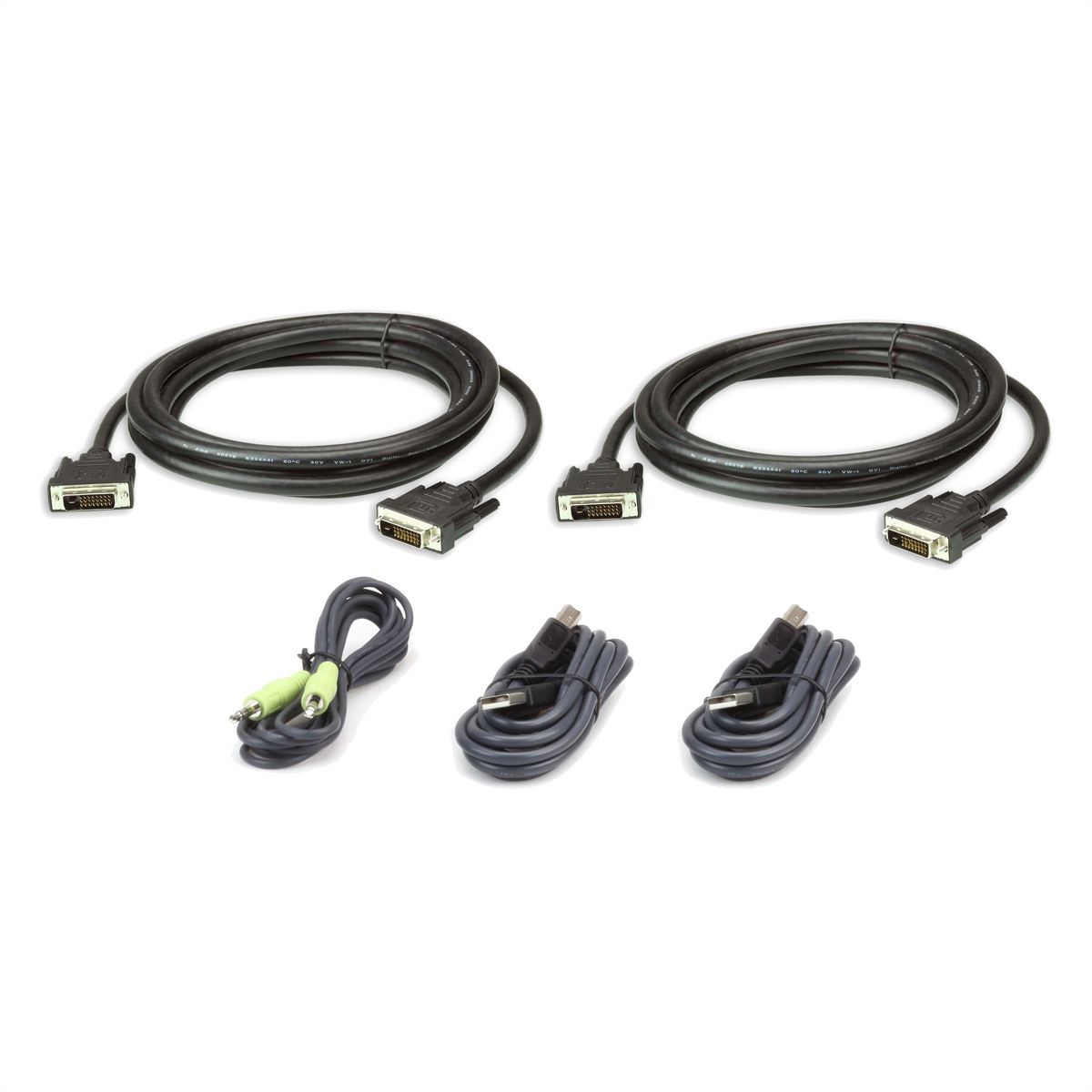 ATEN 2L-7D03UDX5 USB DVI-D Dual Link Secure KVM Kabel Set