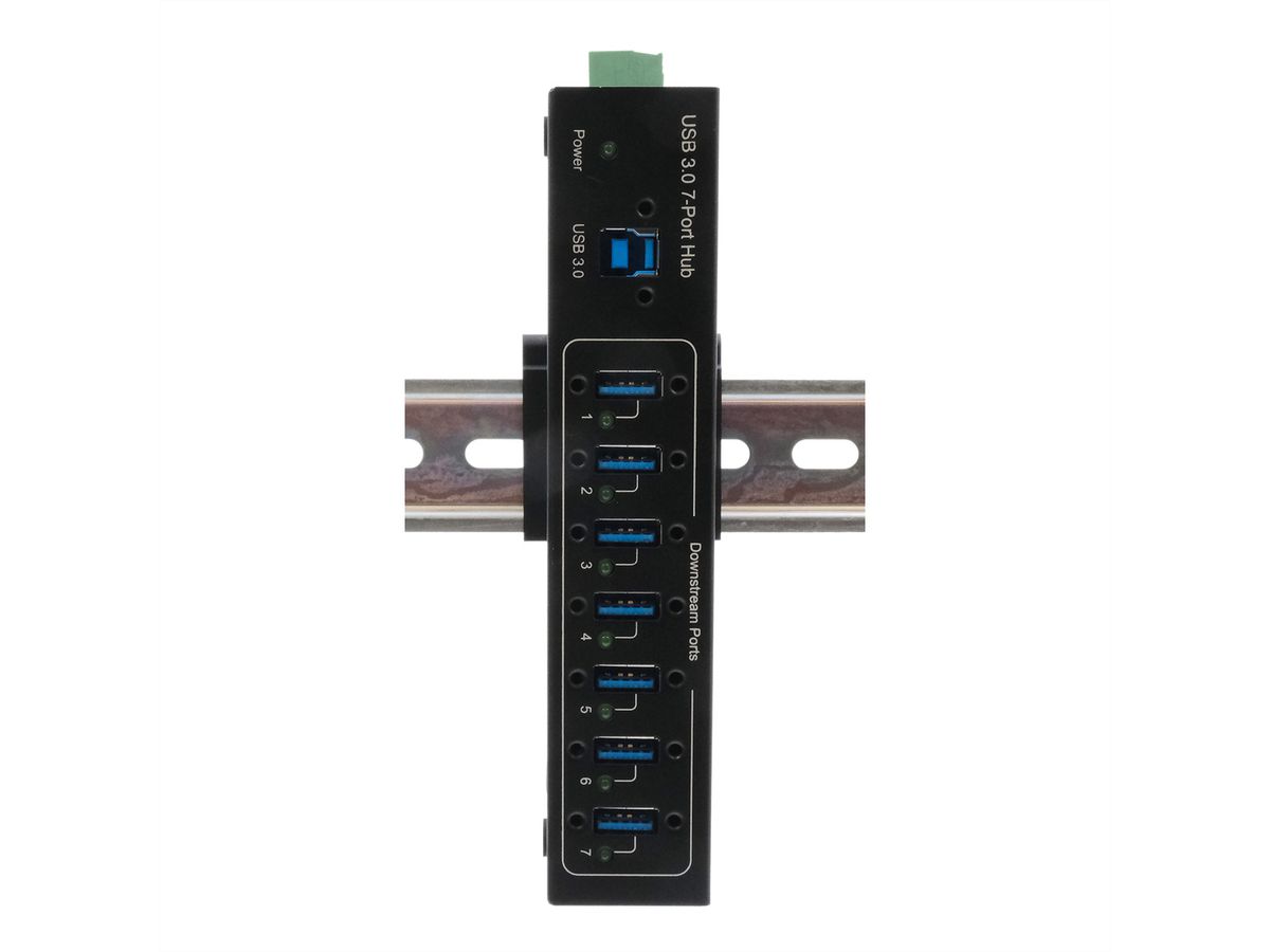 EXSYS EX-11227HMVS 7 Port USB 3.2 Gen 1 Metall HUB VIA VL811+ Chipset
