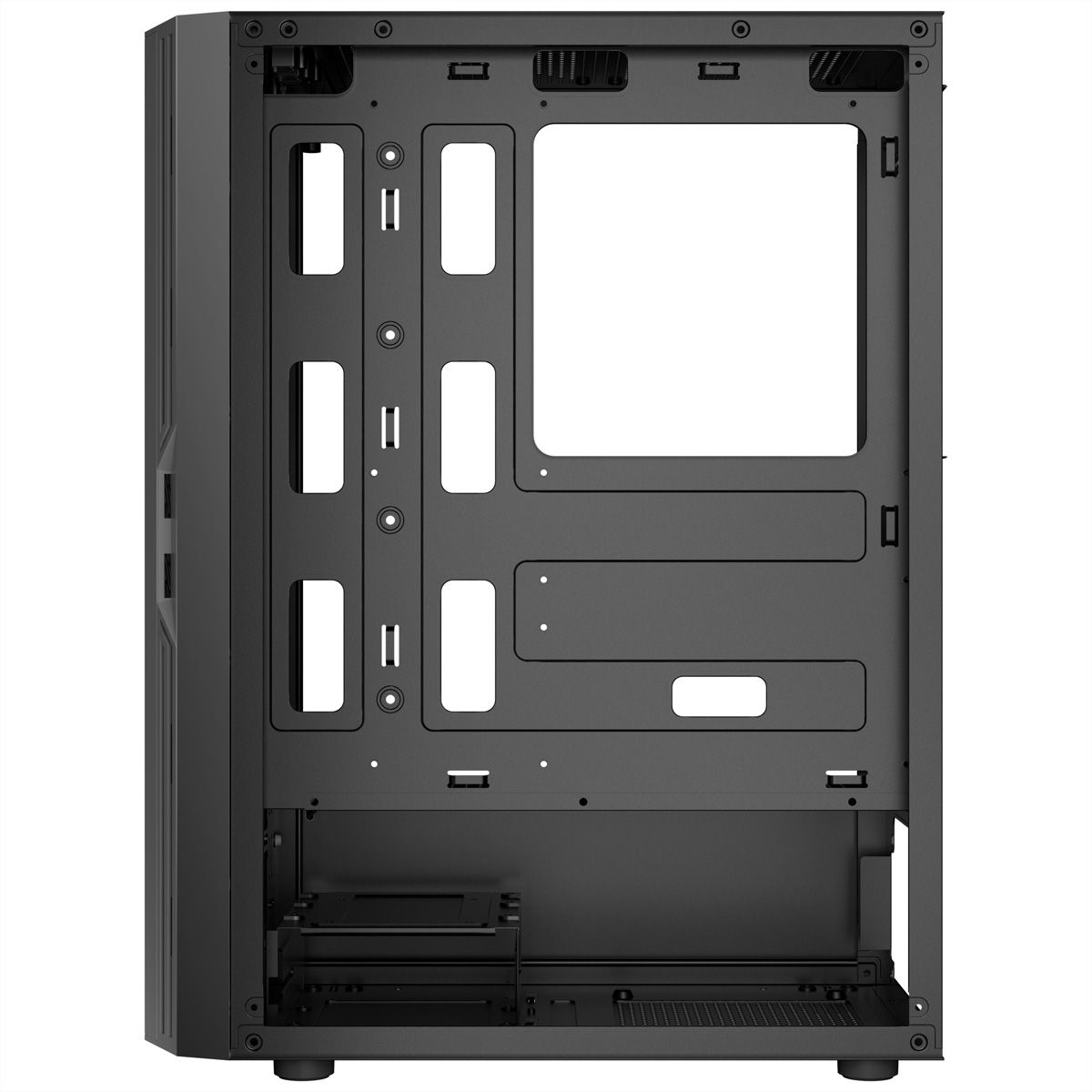 ANTEC AX20 PC case Midi Tower Gaming ATX, black