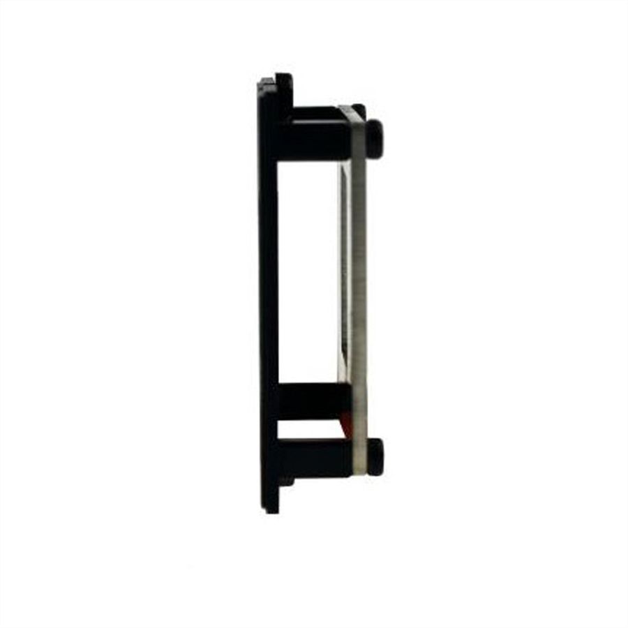 BACHMANN Custom module frame 1x Keystone met metalen beugel, zwart