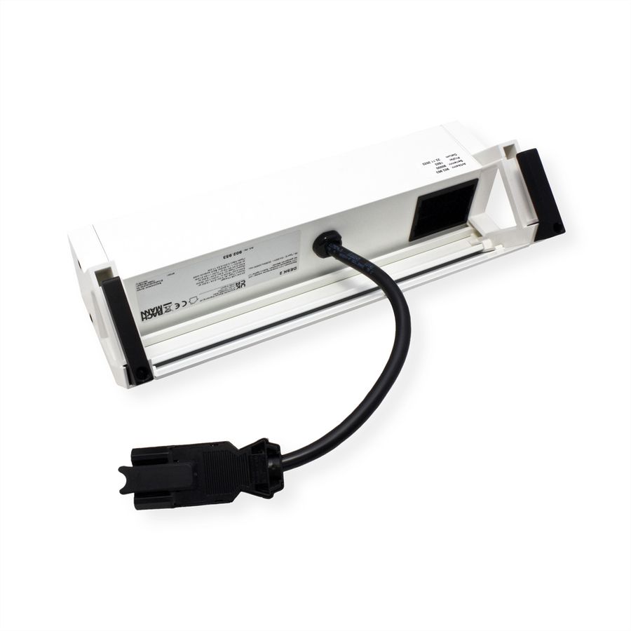 BACHMANN DESK2 2xUTE 1xUSB A/C 22W 1xCM 0,2m GST18 RAL9010