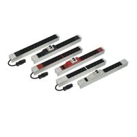 SCHROFF Socket Strip, IEC C13, With Wieland® Input, C13, 6 Sockets, 19", White, With Overcurrent Protection
