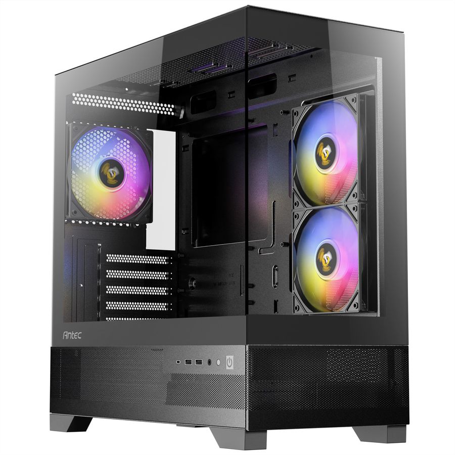 ANTEC CX500M ARGB PC Gehäuse Mini Tower Micro-ATX, schwarz