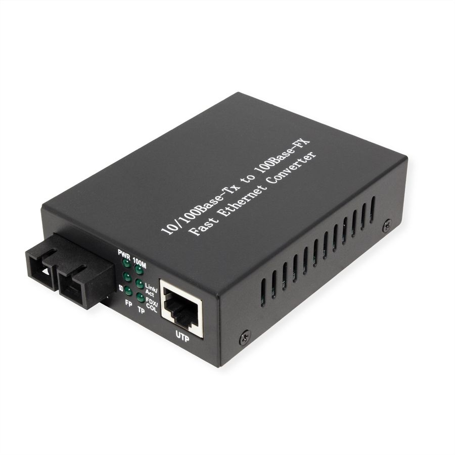 VALUE Fast Ethernet Converter, RJ-45 to SC