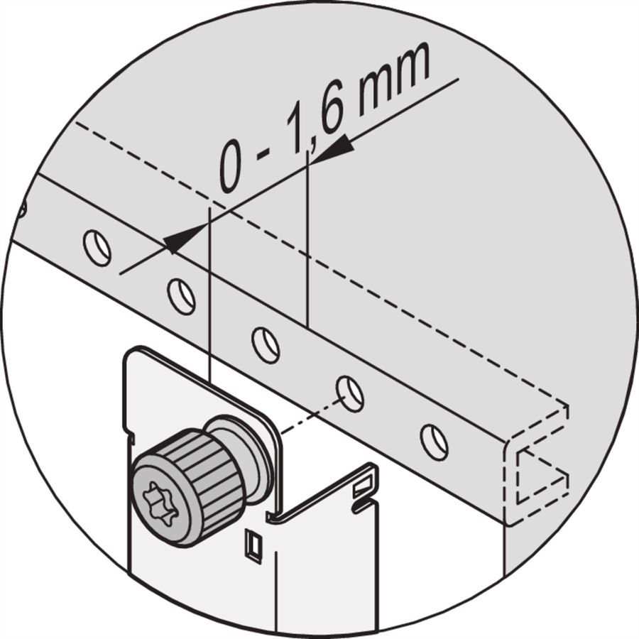 SCHROFF Bevestigingsschroef voor frontpaneel MTCA.4