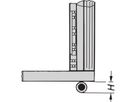 SCHROFF Eurorack Zwenkwiel, 240 kg, 110 mm Hoogte