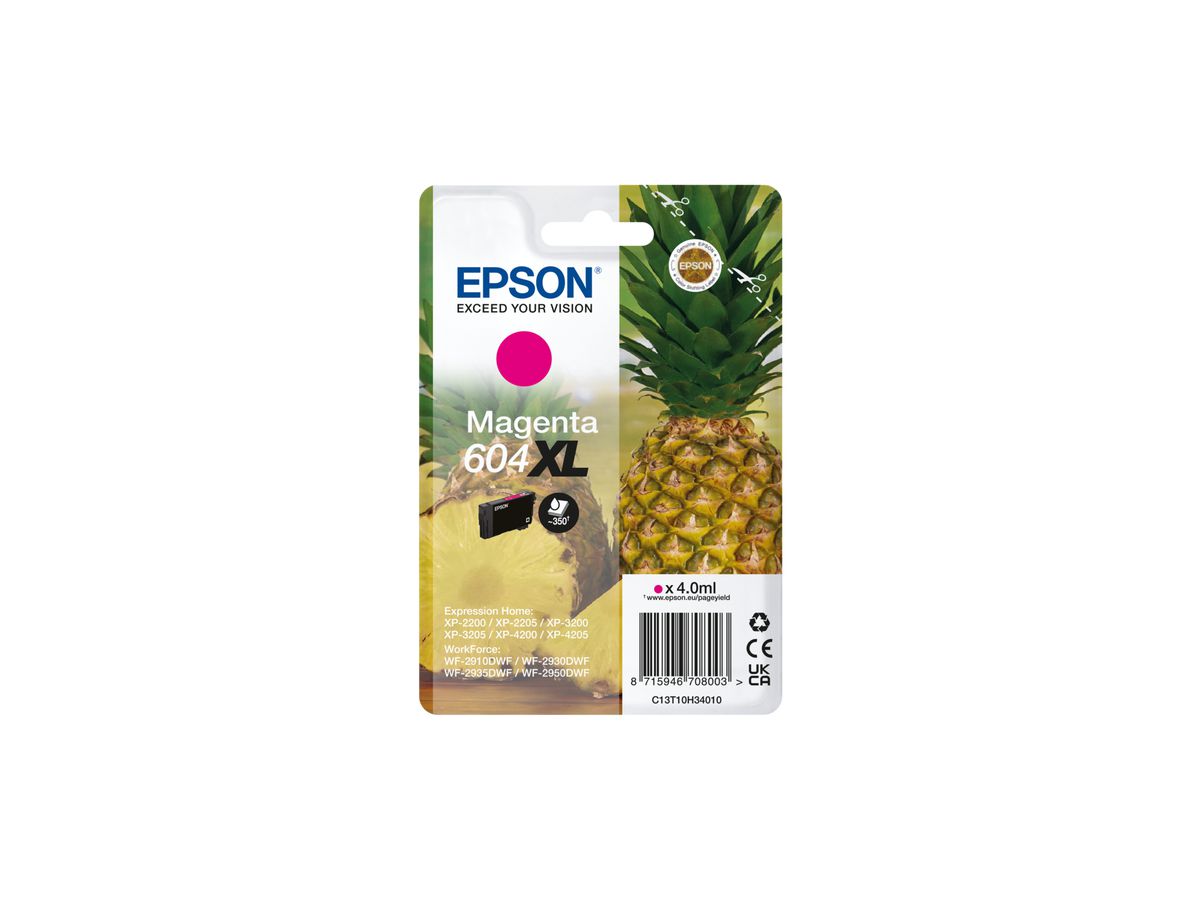 Epson 604XL inktcartridge 1 stuk(s) Origineel Hoog (XL) rendement Magenta