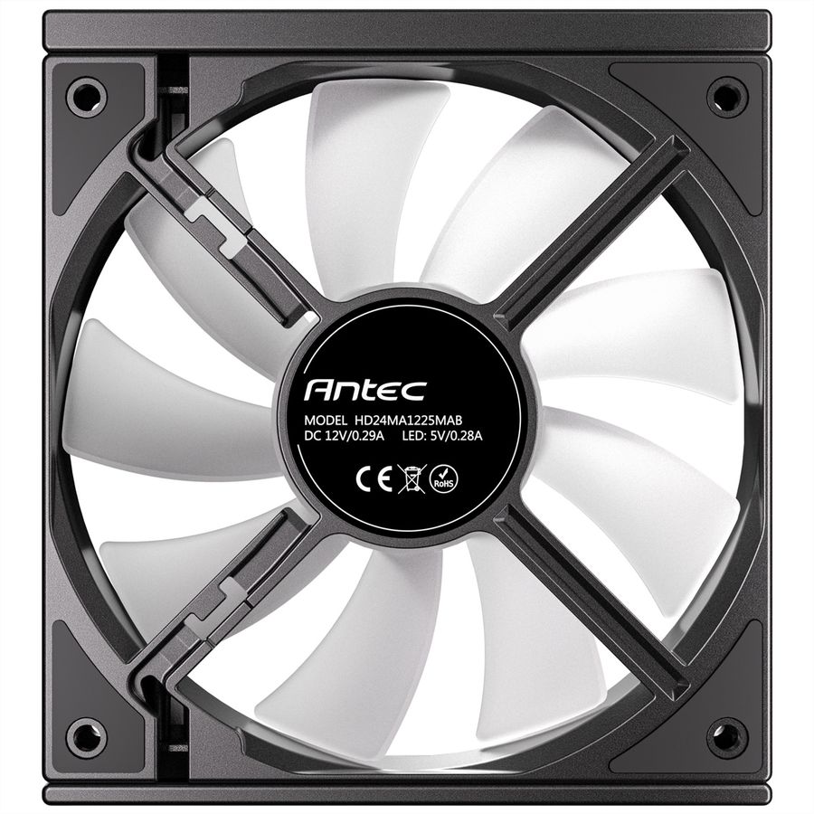 ANTEC C120 ARGB Fan PC Case Fan 120mm 3-In-1-Pack, black