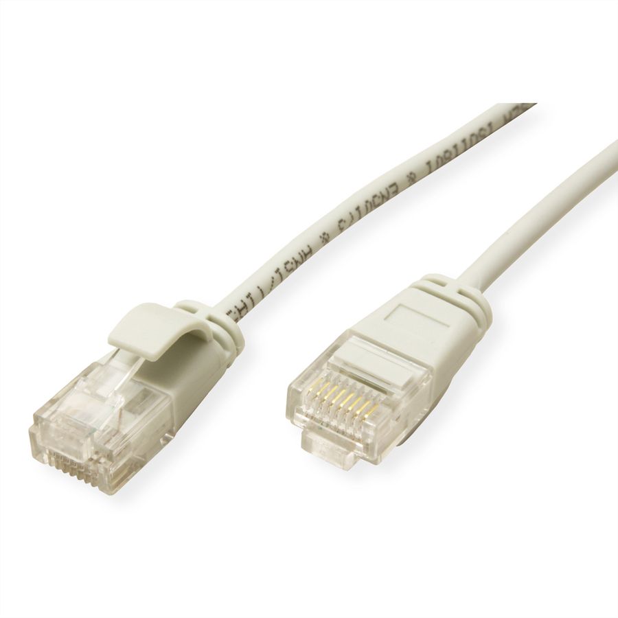 ROLINE UTP Data Center Patchkabel Cat.6A (Class EA), LSOH, extra dun, grijs, 3 m