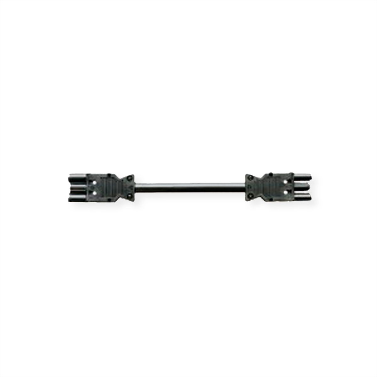 BACHMANN device extension GST18-3 plug/coupling, black, 4 m