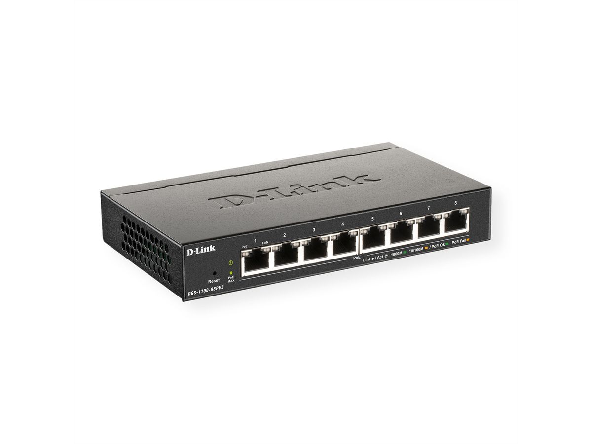 D-LINK DGS-1100-08PV2 Gigabit Smart Managed Switch