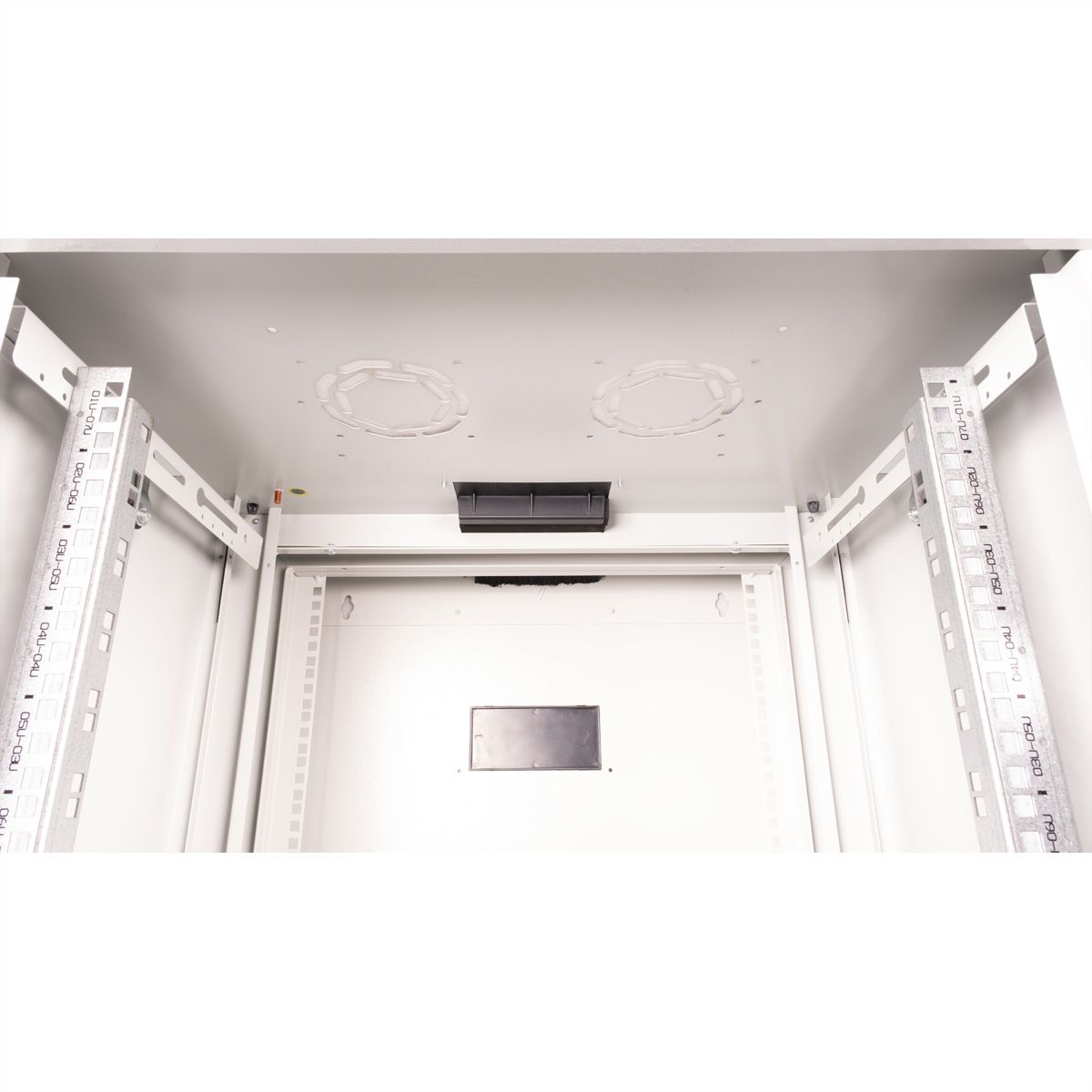 ROLINE 19-inch wall-mounted housing Pro 7 U, 600x600 WxD two-part swivelling grey