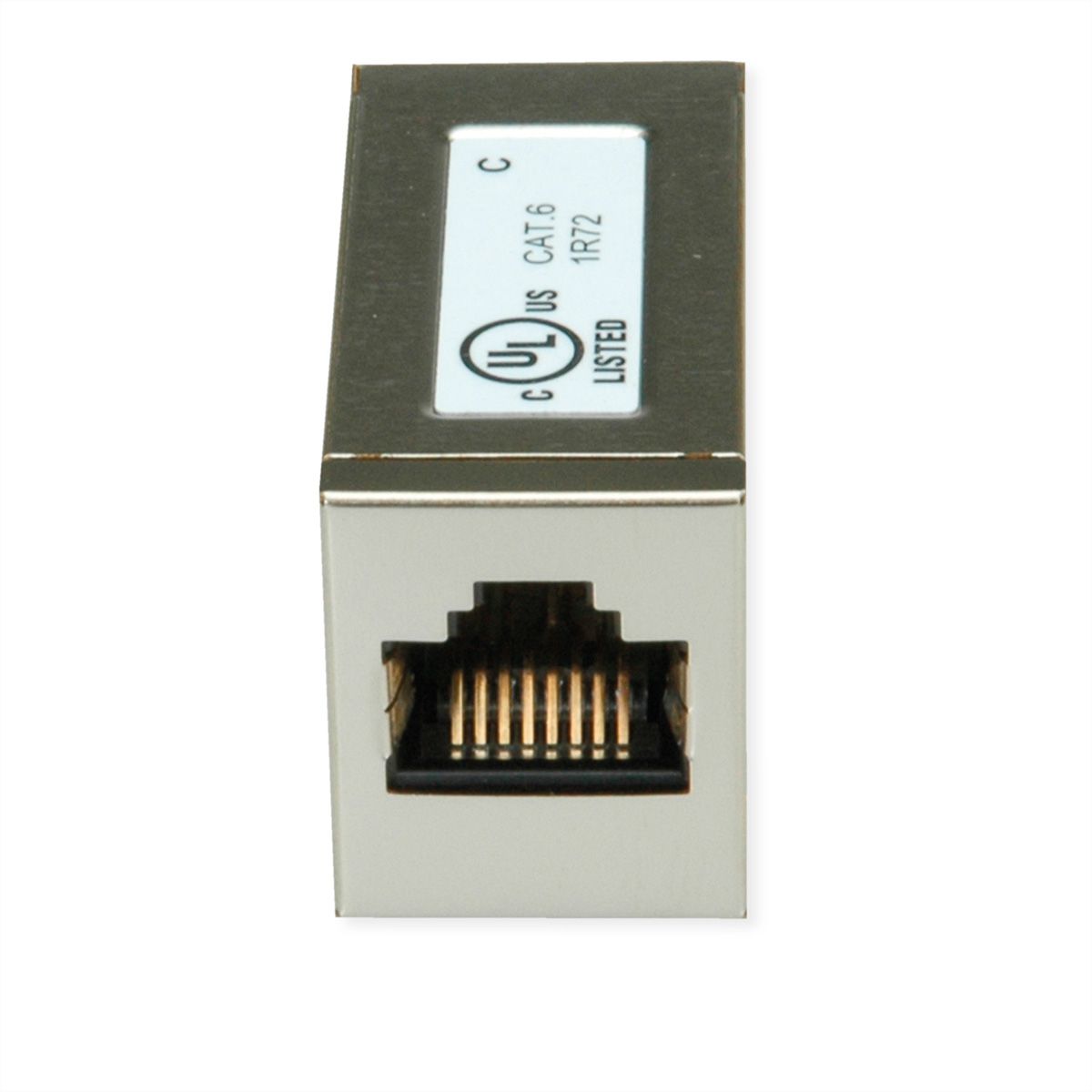 ROLINE RJ45 koppelstuk, afgeschermd, Cat.6 (Class E), Verpakking van 25 stuks