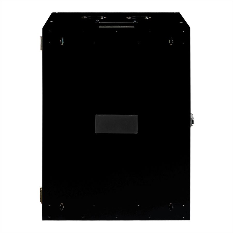 ROLINE 19-inch wall-mounted housing Pro 16 U, 600x600 WxD two-piece swivelling black