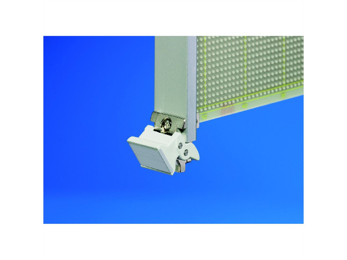 SCHROFF-insteekset met afzuiggreep type 2, afgeschermd, grijs, 6 HE, 10 HE