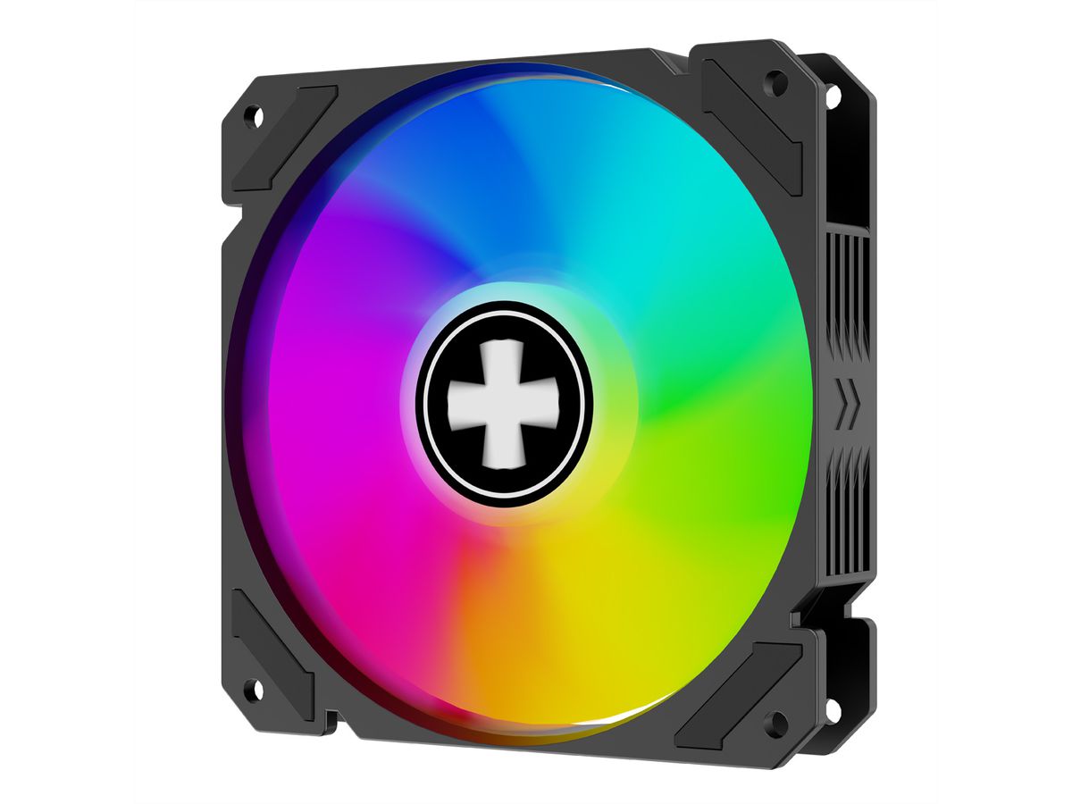 XILENCE Performance A+ REVERSE XF065, 120 mm ARGB LED-ventilator zwart