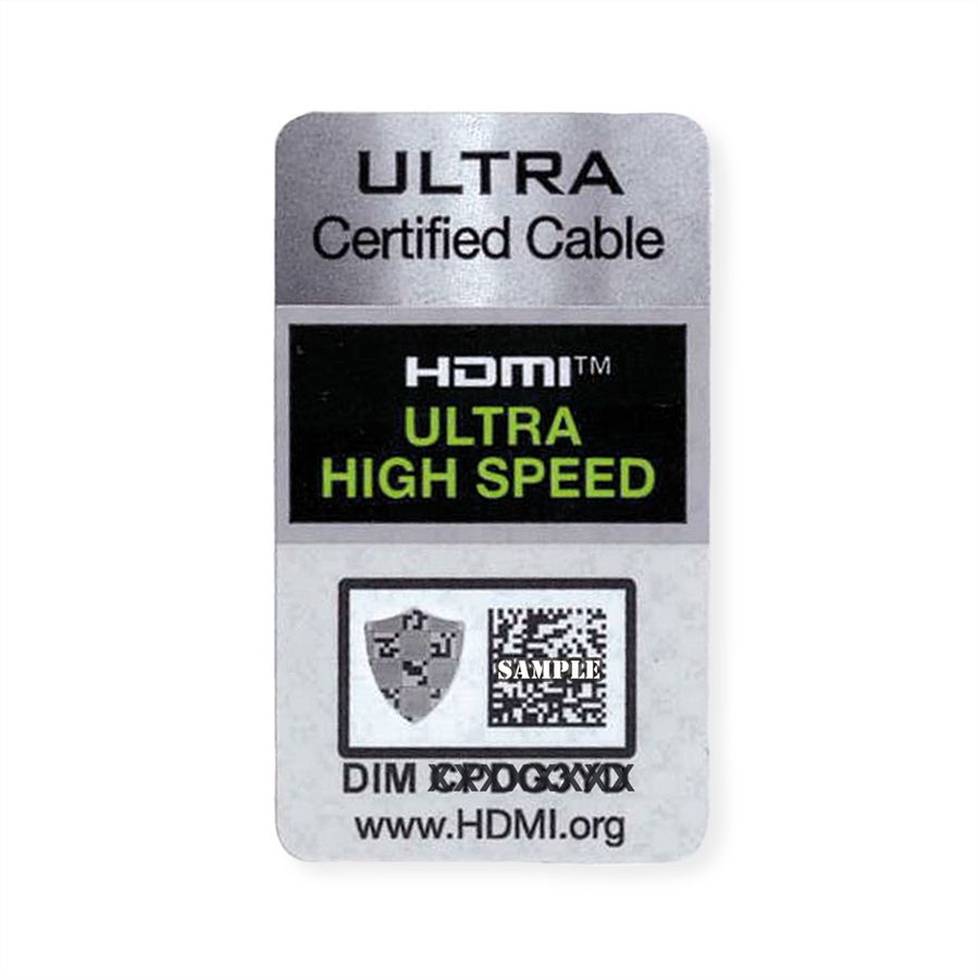 ROLINE GREEN ATC 8K HDMI Ultra HD Kabel met Ethernet, M/M, zwart, 2 m