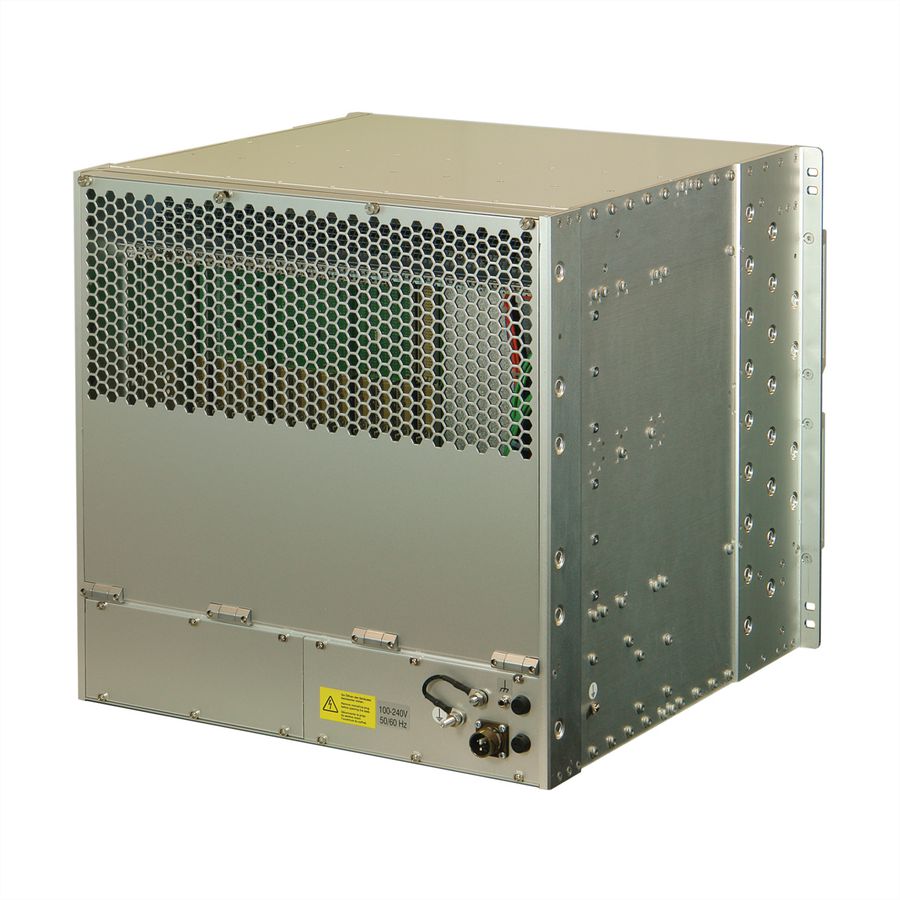SCHROFF VME64x System, Rugged, 10 U, 12 Slot, Pluggable PSU