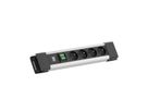 BACHMANN CONNECTUS 4xUTE, 1xSchalter 2,0m CEE7/7 Grau