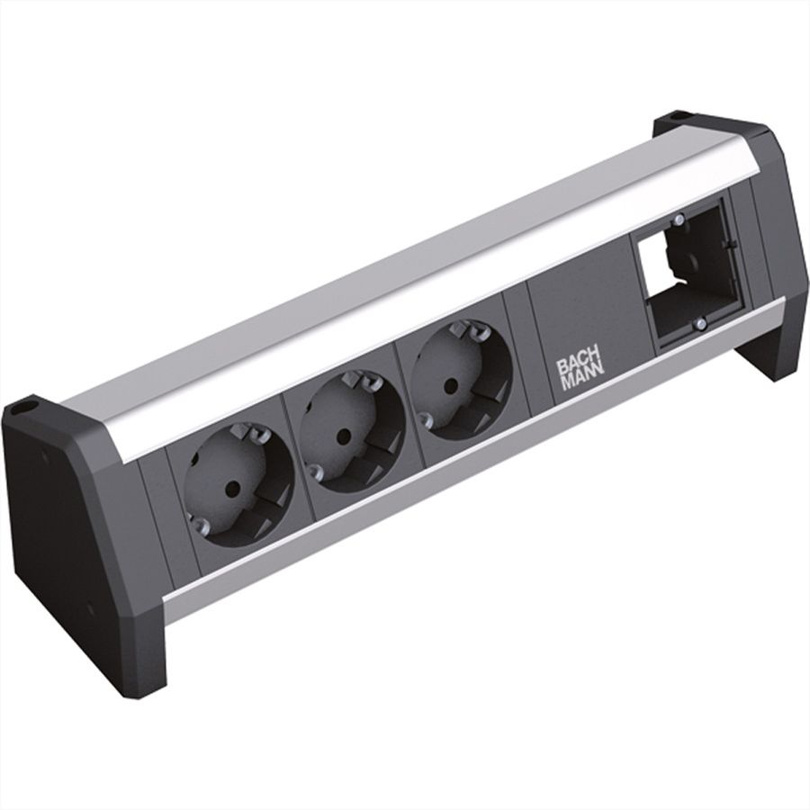 BACHMANN DESK 3x Geaard stopcontact 1x ABD GST18