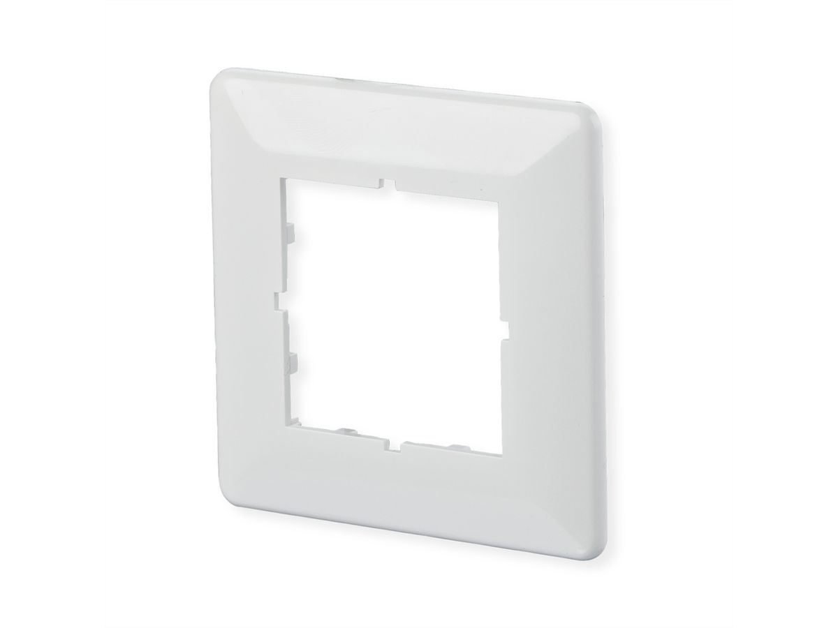 METZ CONNECT Afdekplaat 80 x 80 mm zuiver wit, E-DAT C6