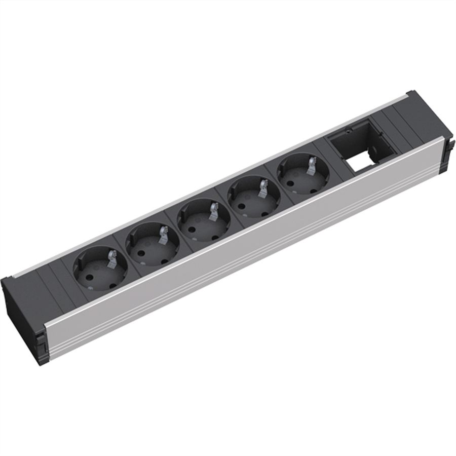 BACHMANN CONI Groot 5x geaard stopcontact 1x ABD