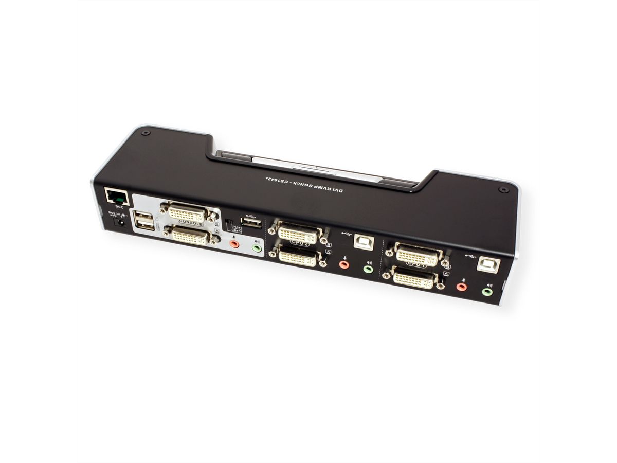 ATEN CS1642A KVM Switch Dual View DVI, USB, Audio, 2-Poorts