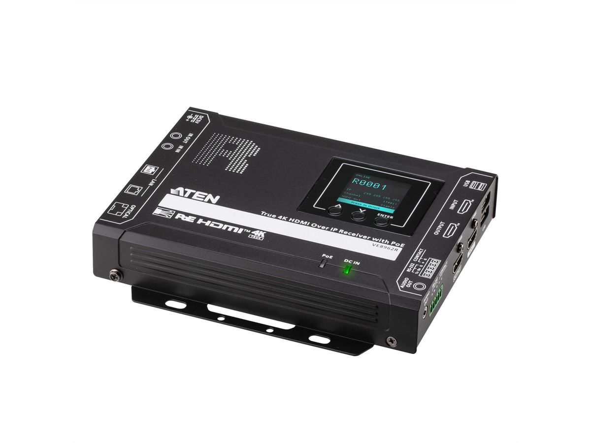 ATEN VE8962R True 4K HDMI over IP Receiver with PoE