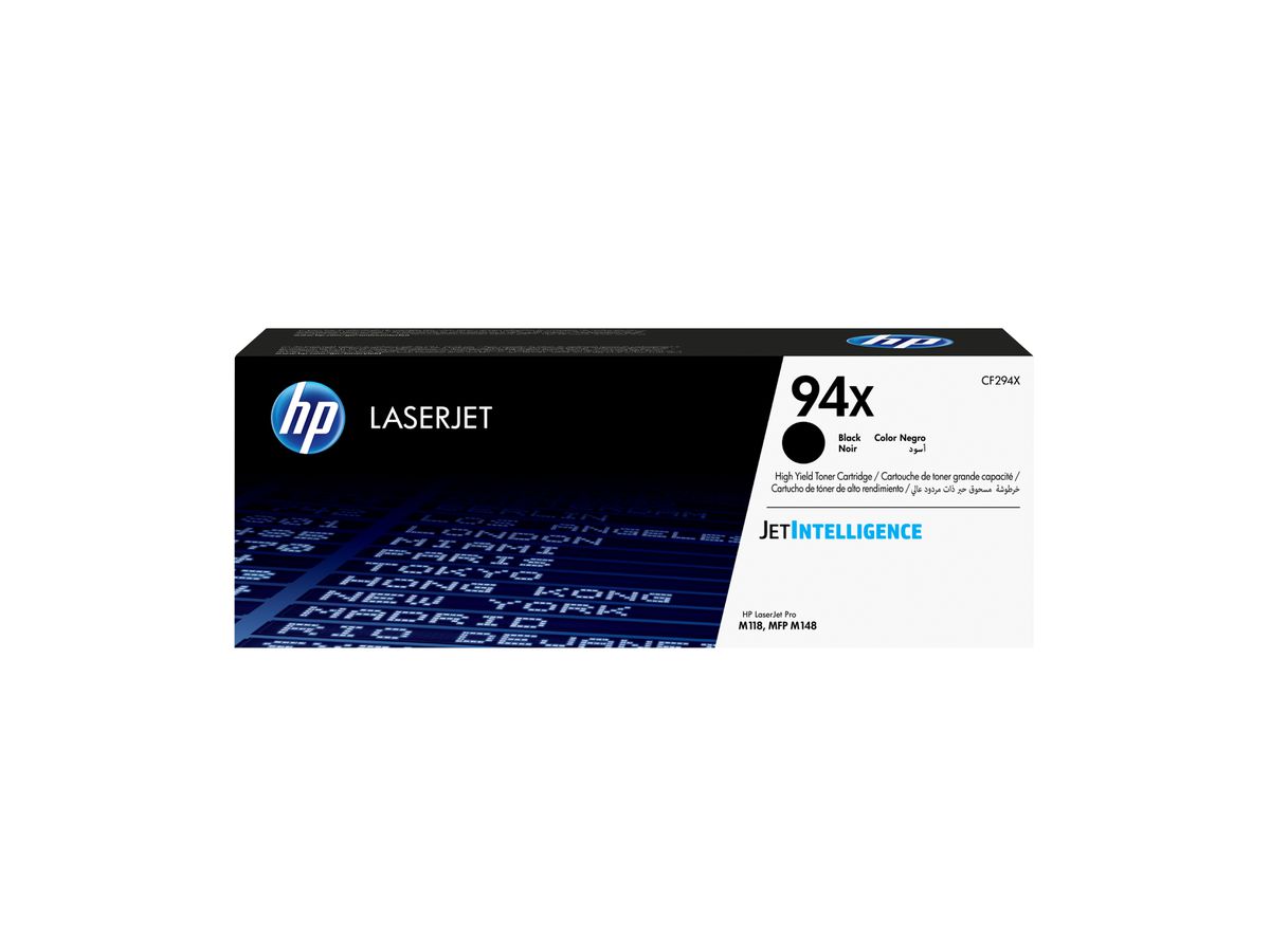 HP 94X originele high-capacity zwarte LaserJet tonercartridge