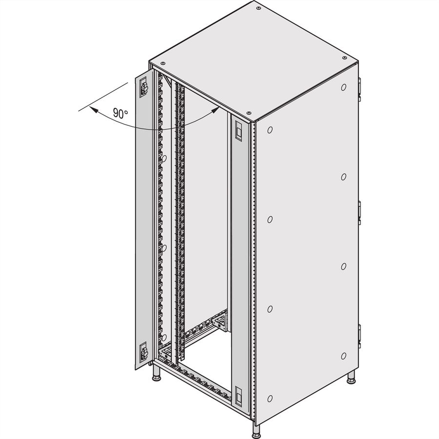 SCHROFF Varistar Cover Panel, Hinged