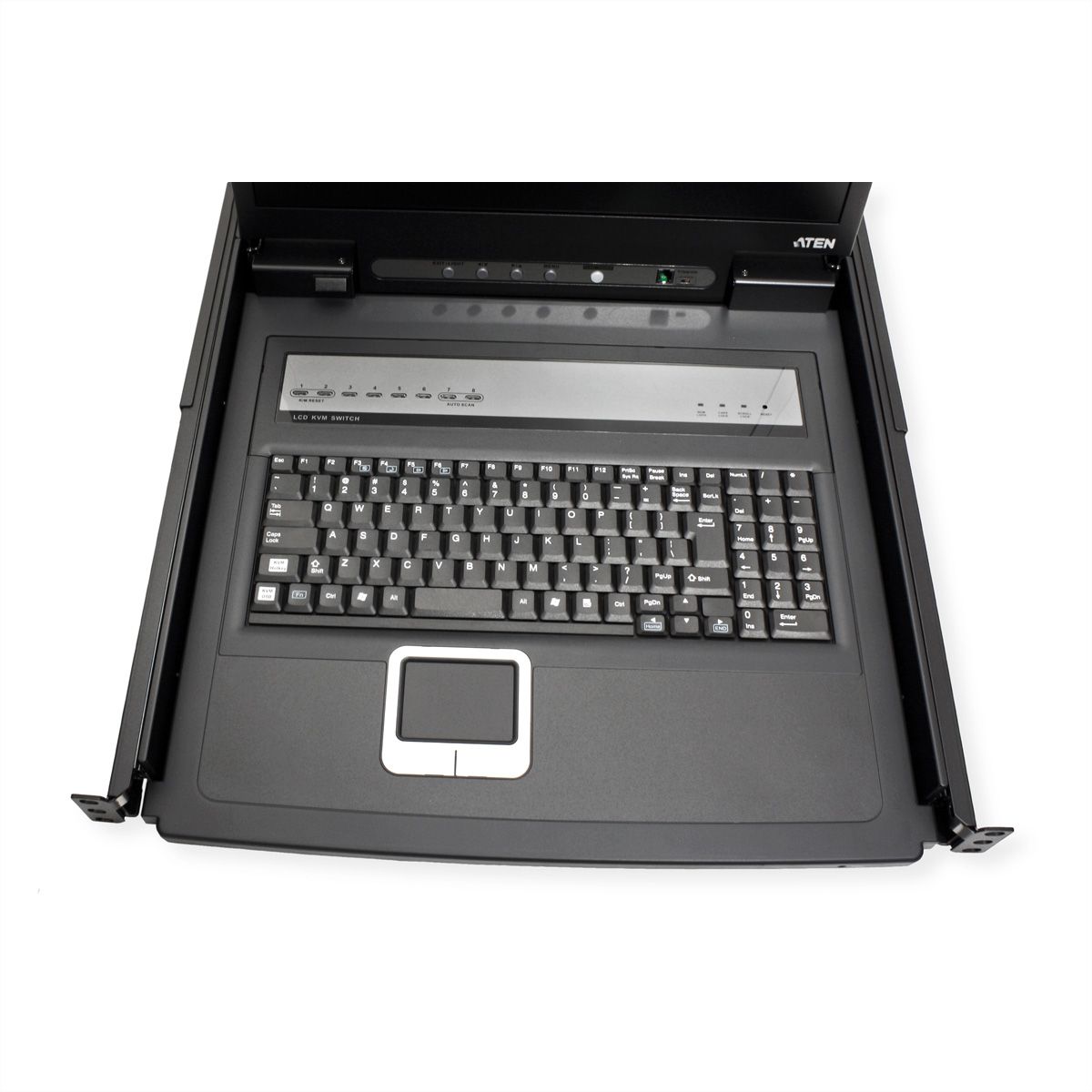 ATEN CL1308N KVM switch, 48 cm TFT, VGA, PS/2-USB, 8-poorts, US-Layout